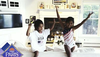 Hoda Kotb's Daughters Haley, 7, and Hope, 5, Get a Sweet Greeting from Simone Biles over FaceTime