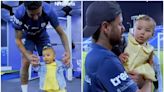 Neymar tem dia especial com Mavie: 'Foi conhecer onde o papai trabalha'; vídeo