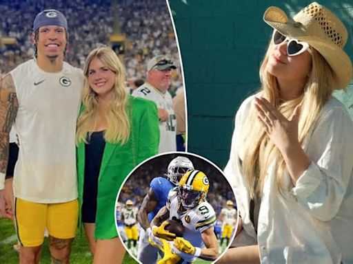 Packers star Christian Watson marries college sweetheart Lakyn Adkins in Malibu wedding