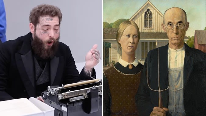 Post Malone Discovering a Typewriter Is My Personal 'American Gothic'