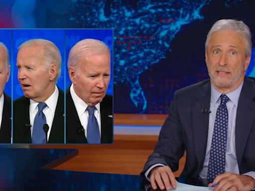 Jon Stewart jokes Joe Biden has ‘resting 25th Amendment face’ after debate performance