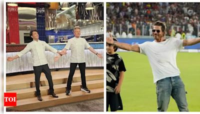 Celebrity chef Gordon Ramsay proves he is a HUGE Shah Rukh Khan fan by nailing Bollywood superstar's iconic pose: Pic Inside | - Times of India