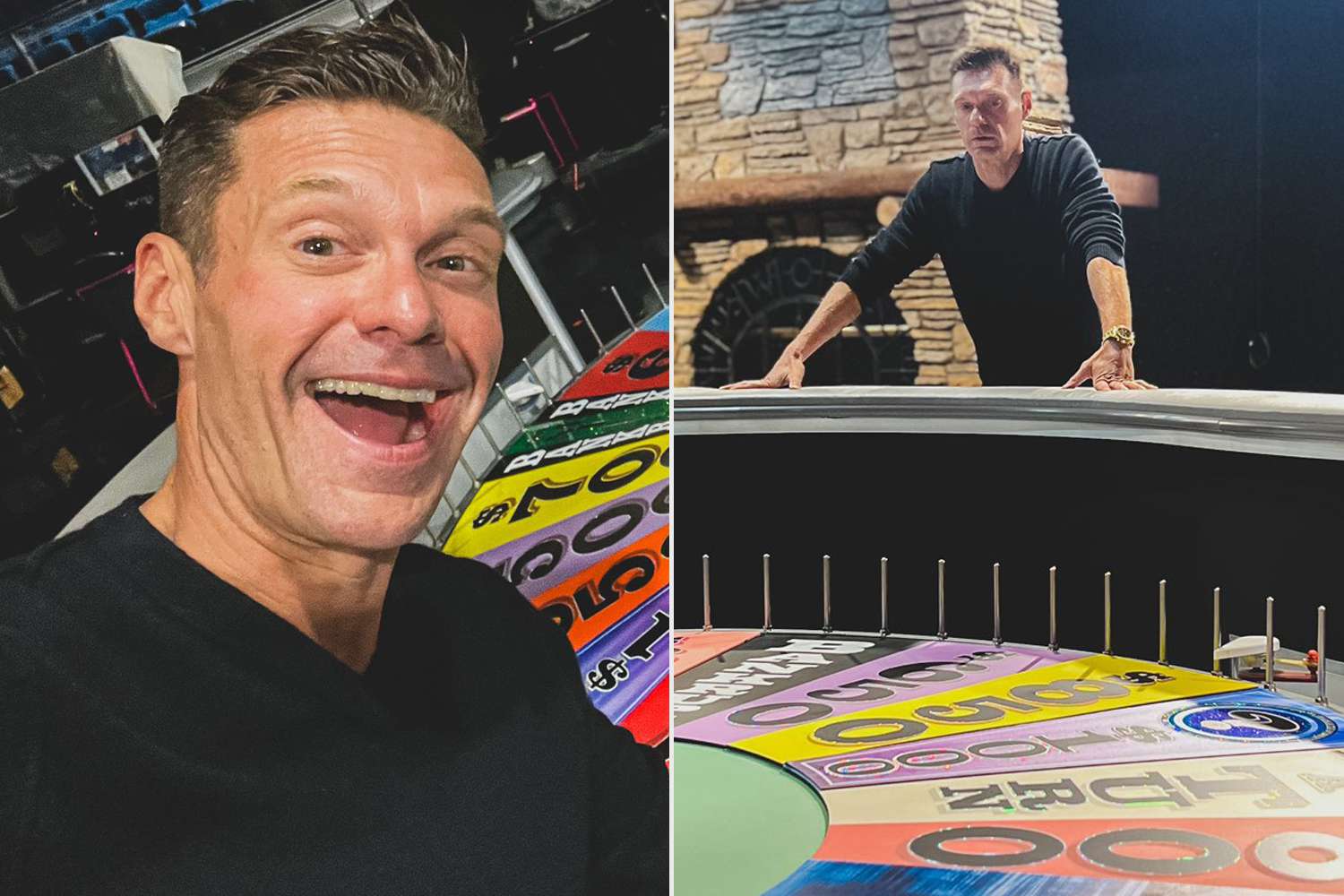 Ryan Seacrest celebrates first day at 'Wheel of Fortune'