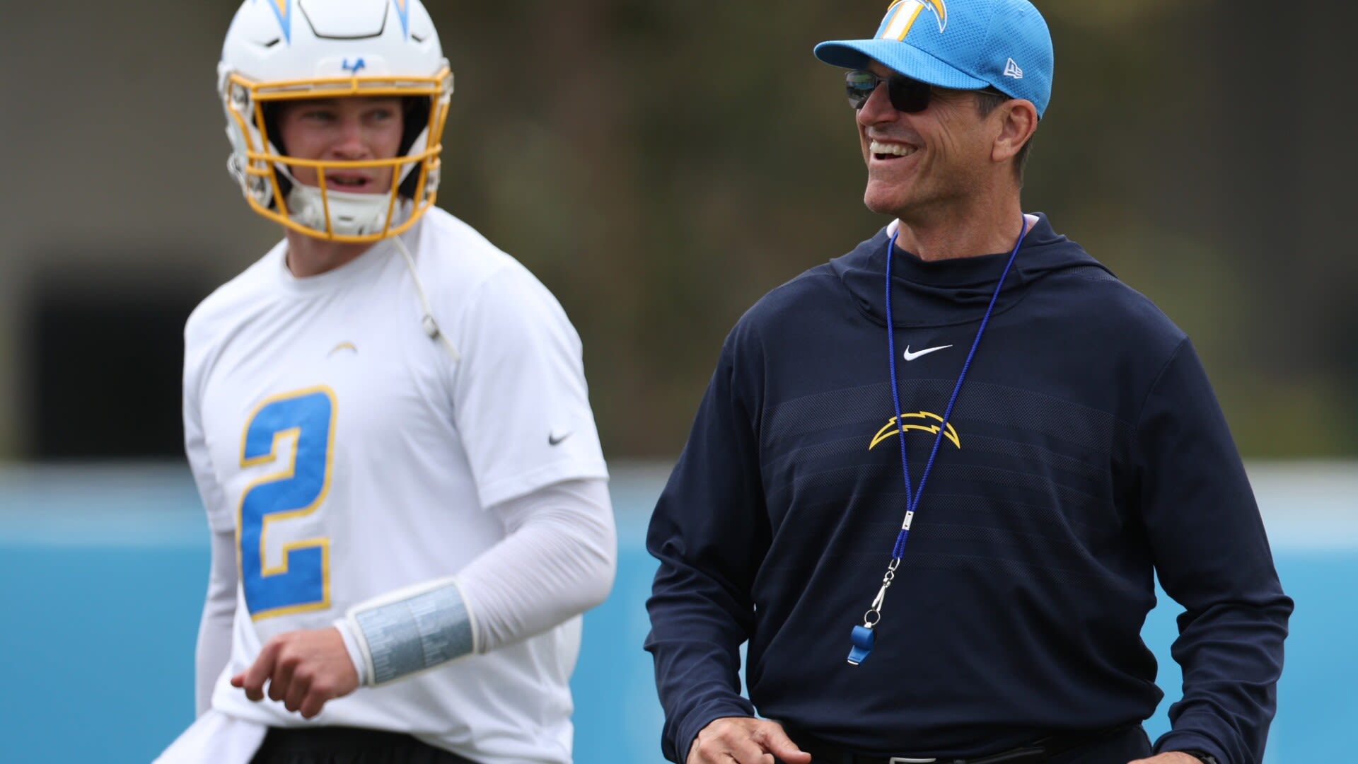 Jim Harbaugh: Chargers have "an incredible edge" with how hard we work in the offseason