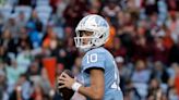 Drake Maye reacts to Patriots drafting QB Joe Milton in 6th round