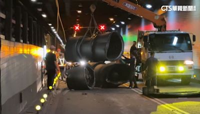 高雄過港隧道排煙風機遭撞 港務公司估損9百萬