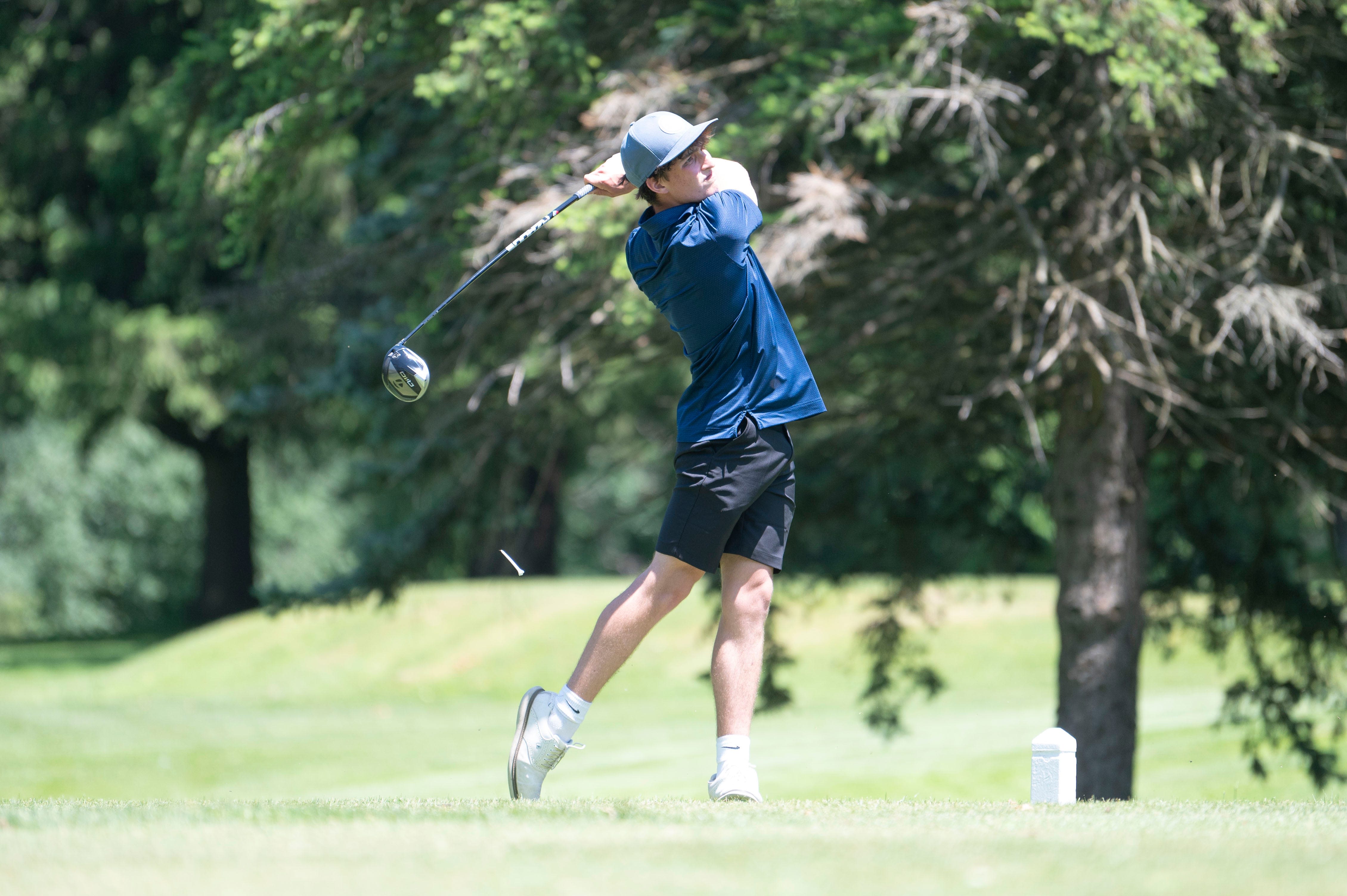 Joey Mario leads Harper Creek to third straight All-City boys golf tourney title