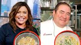 I compared homemade chicken noodle soup recipes by Rachael Ray and Emeril Lagasse. The best was less flashy and used fewer ingredients.