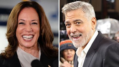 George Clooney endorses Kamala Harris and praises Biden after he penned op-ed calling on him to drop out of 2024 race