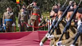 La Brigada Guzmán el Bueno X celebra en su día una parada militar en Cerro Muriano