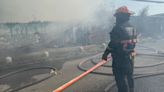 Incendio arrasa con varias casas en Estación Central - La Tercera