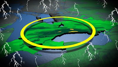 Multiple rounds of storms threaten southern Ontario Monday evening