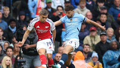 Man City vs Arsenal: Trossard sent off controversially for kicking the ball away