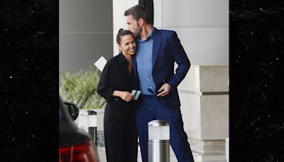 Ben Affleck Embraces Matt Damon's Wife After Matt's Heart-to-Heart with J Lo