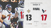 Studs and Duds from Saints’ preseason loss vs. Texans