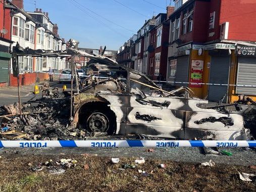 Leeds council conducting 'urgent review' of 'family matter' that appeared to spark riots as home secretary condemns 'audacious criminality'