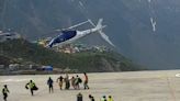 Un helicóptero fuera de control en el Himalaya aterriza de milagro