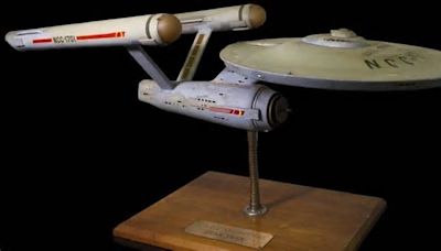 Long-lost model of Star Trek's Enterprise returned home