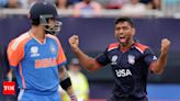 Saurabh Netravalkar 'engineers' Virat Kohli's first-ever golden duck in T20 World Cups | Cricket News - Times of India