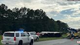 TRAFFIC ALERT: I-20 westbound lane temporarily closed following overturned 18-wheeler accident