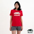 Roots 女裝- CANADA COOPER短袖T恤-紅色