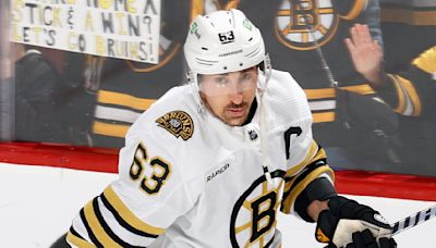Brad Marchand day to day after questionable hit by Panthers' Sam Bennett