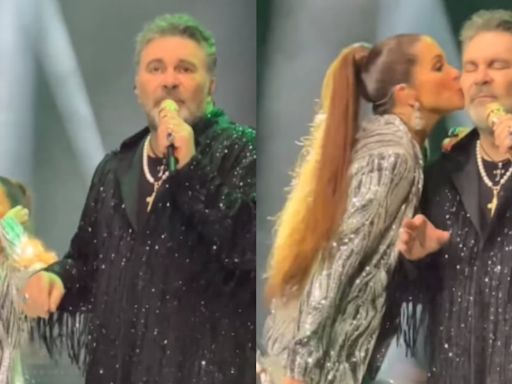 VIDEO: El beso de Lucero y Mijares en concierto que enloqueció a los fans de la pareja divorciada