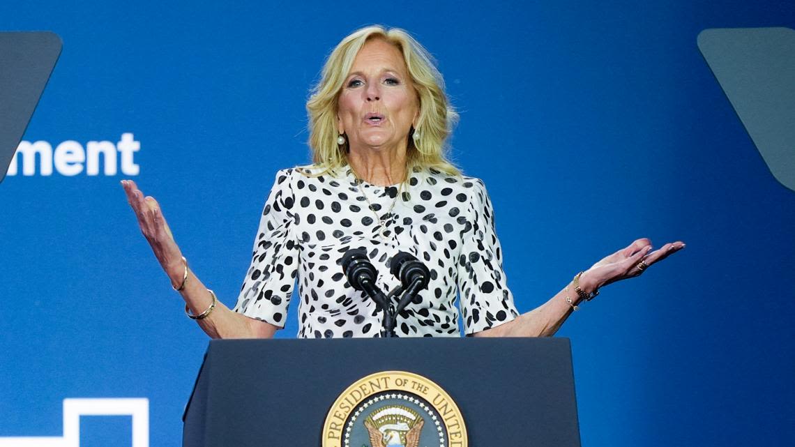 First Lady Jill Biden to visit Pennsylvania, Michigan Tuesday