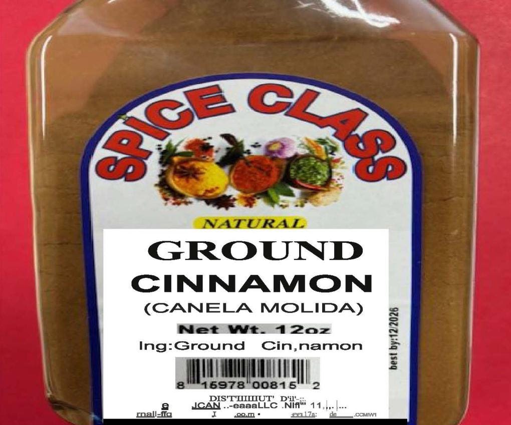 More ground cinnamon recalled due to elevated levels of lead, FDA says