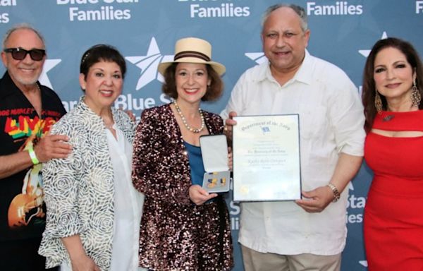 Gloria Estefan sponsors Navy’s USS Miami during Fleet Week