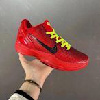 （零點）NK Kobe VI Protro 6 科比6代黑紅男子休閑鞋運動鞋跑步鞋籃球鞋