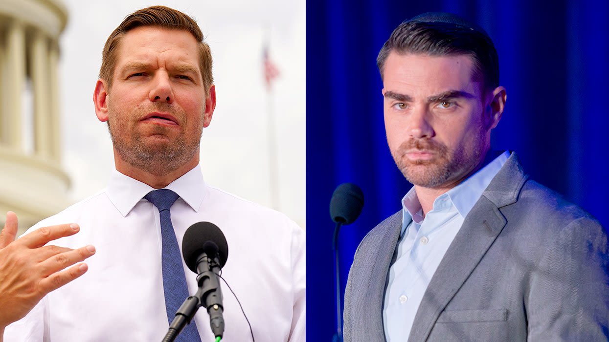 Watch Eric Swalwell mop the floor with Ben Shapiro over Project 2025 & gay sex