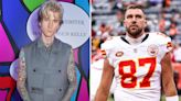 Machine Gun Kelly Calls Into Travis Kelce’s Podcast With an ‘Intriguing’ Hometown Offer