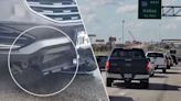 Una mujer iba por la I-30 de Dallas cuando un objeto chocó su auto; ahora debe $8,000 ¿Quién es responsable?