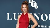 Lily James Channels Pamela Anderson in Figure-Hugging Red Gown Inspired by Iconic 'Baywatch' Swimsuit