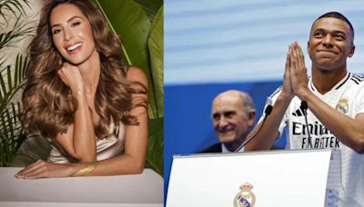Carolina Soto no se quiso perder a Kylian Mbappé en su presentación con el Real Madrid