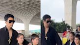 Watch: Karan Johar Jets Off With His Kids Yash And Roohi In Style - News18