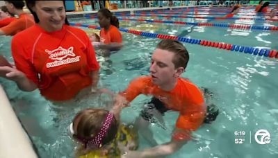 Goldfish Swim School in West Bloomfield offers free lessons for infants for Water Safety Awareness month