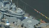 Battleship New Jersey heads back to Camden after months of maintenance