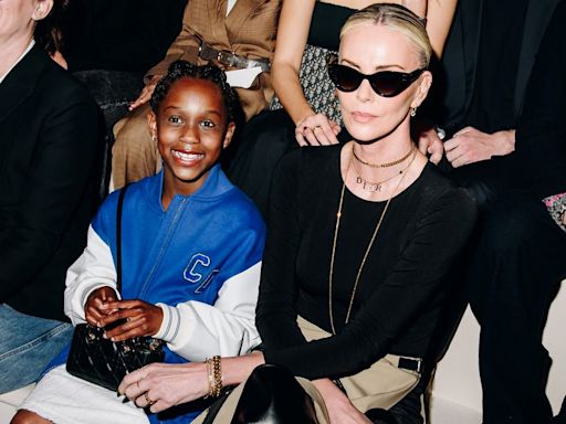 Charlize Theron and Her 7-Year-Old Sat Front Row at Dior