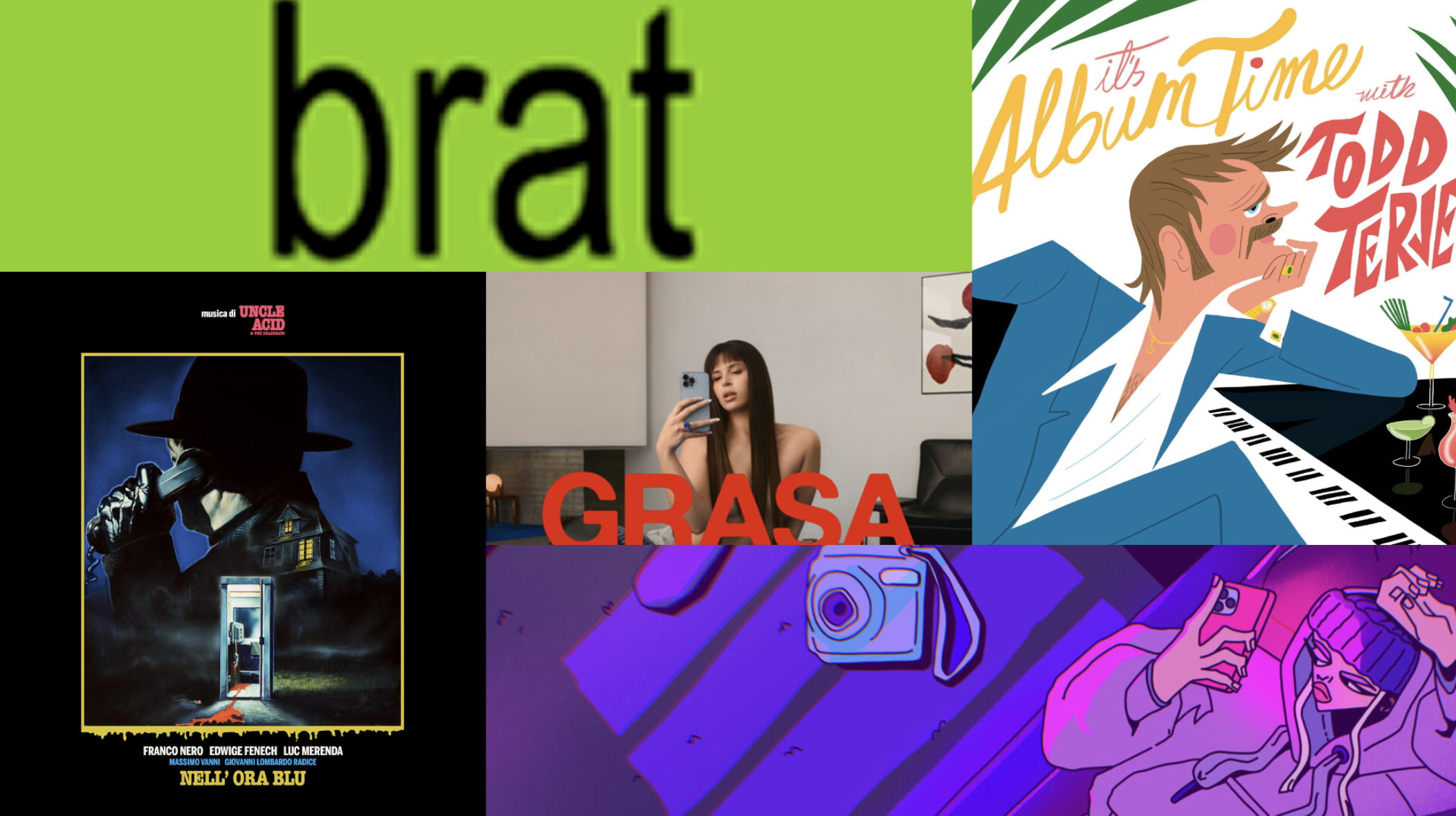 What we’re listening to: Nell’ Ora Blu, Grasa, Brat and more