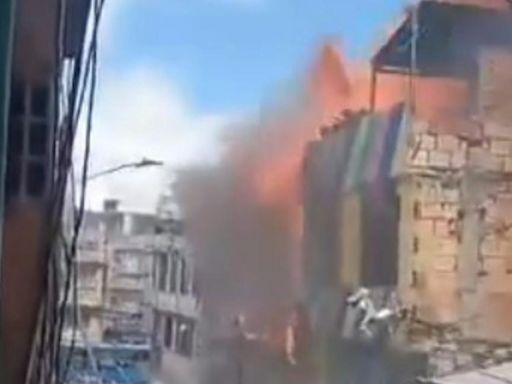 Pánico por incendio en sur de Bogotá que deja varios heridos; llamas desproporcionadas