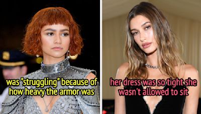 13 Times Celebs' Past Met Gala Looks Caused Injury Or Made It Hard To Breathe Or Move