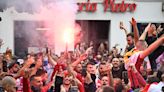 England, Serbia fans clash ahead of Euro 2024 football game