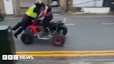 Police officer injured in Bradford quad bike collision