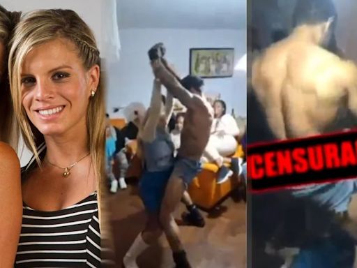 Mamá de Alejandra Baigorria protagoniza fuertes escenas con stripper en fiesta de Lucía de la Cruz