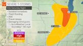 Stretch of US from St. Louis to Chicago under threat of severe weather