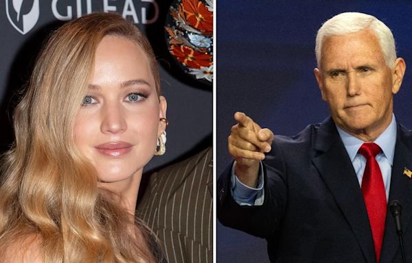 Jennifer Lawrence Roasts Mike Pence Over Controversial Conversion Therapy Views