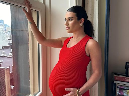 Lea Michele, de 'Glee', encanta seguidores ao mostrar barrigão de grávida