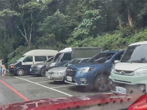 阿里山停車位不足 遊客繞圈等車位被插隊氣炸